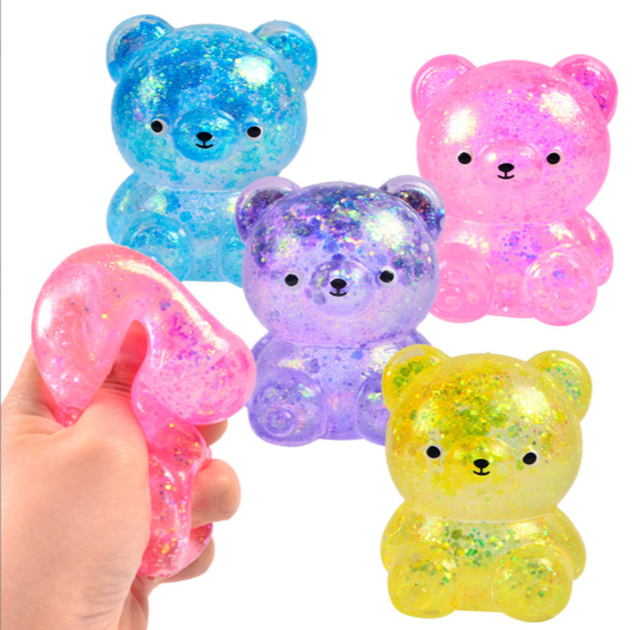 Mini Glitter Bear Squishy